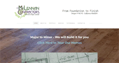 Desktop Screenshot of mclennancontractors.com